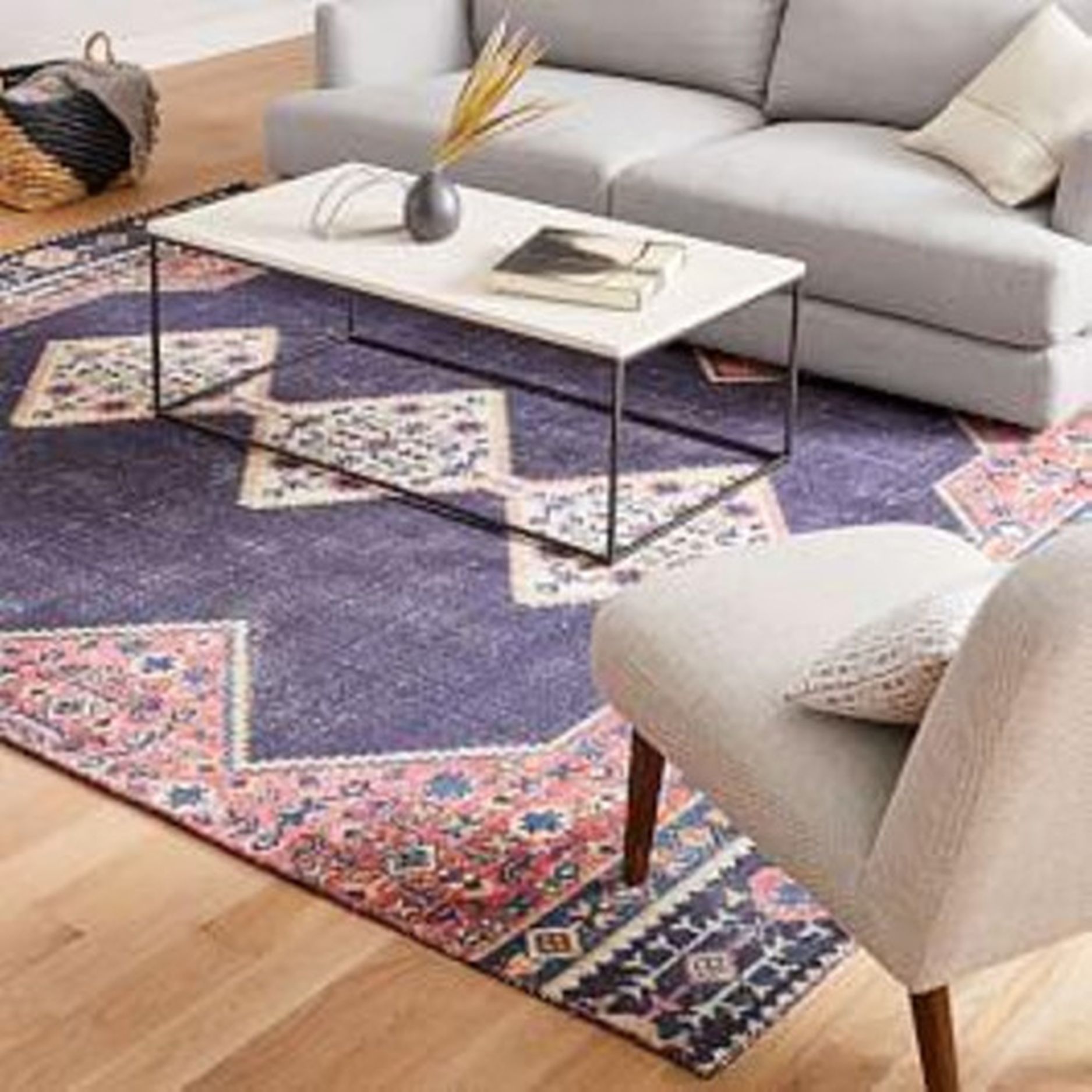 Debroh Flatweave Solid Color Rug